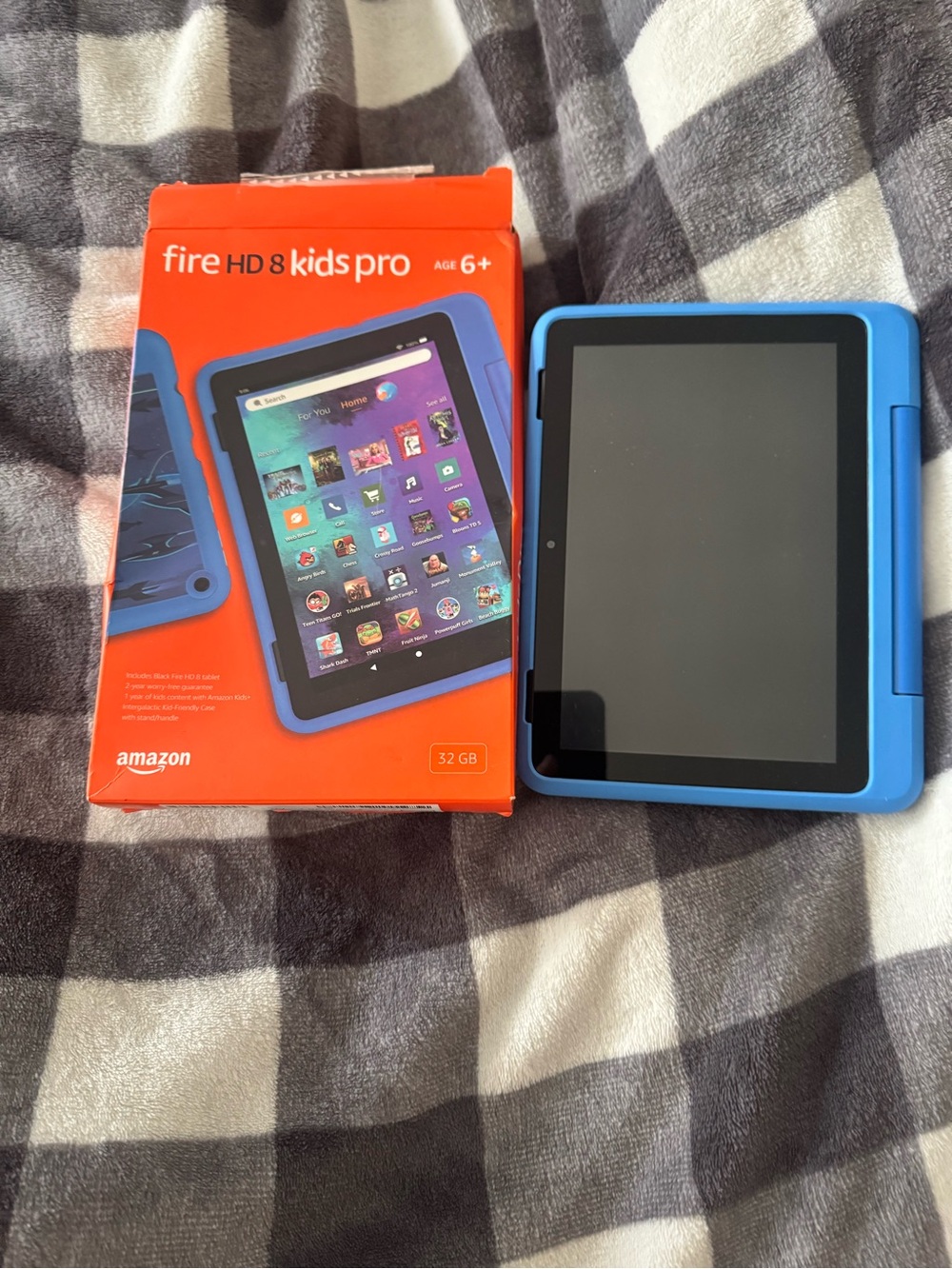 Amazon Fire HD 8 Kids Pro Tablet in Bright Blue